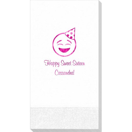 Party Hat Emoji Guest Towels